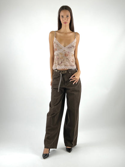 KONTATTO - TOP TULLE PIZZO