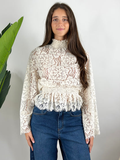 MOTEL - BLUSA PIZZO ARRICCIO
