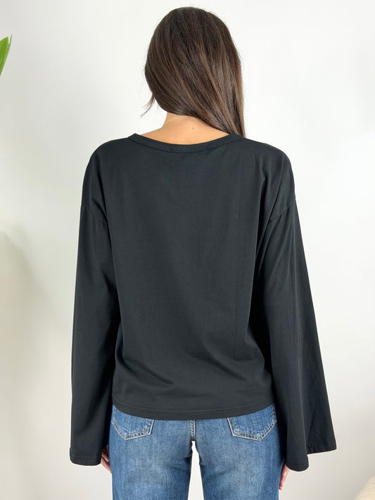 HAVEONE - MAGLIA MANICA TRAPEZIO