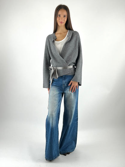 SUSY MIX - GIACCHINA IN MAGLIA CON CINTURA