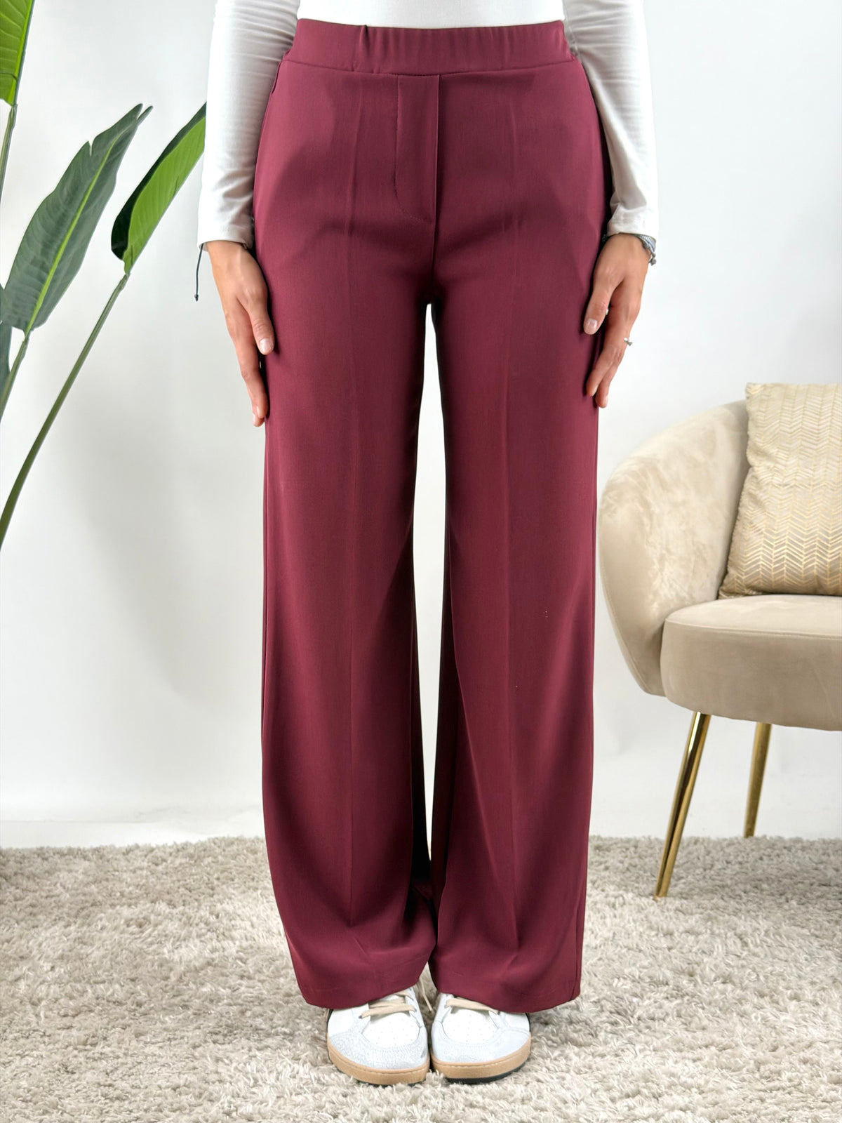 DEVA - PANTALONE CADY ELASTICO