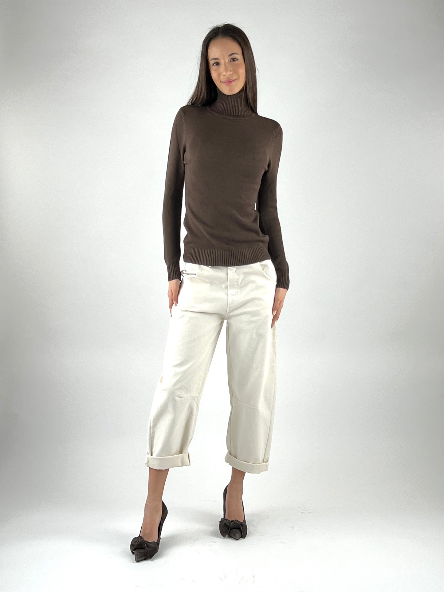 MOTEL - PANTALONE BARREL FUSTAGNO