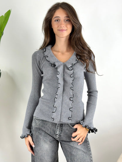 HAVEONE - MAGLIA SCOLLO V ROUCHES