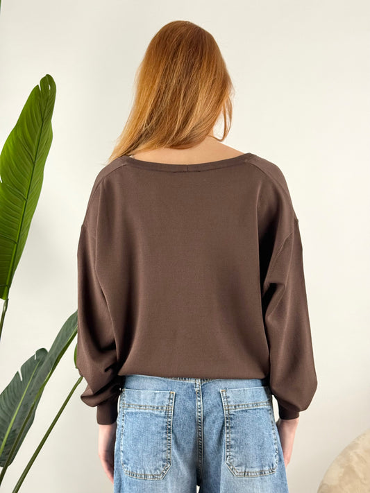 VICOLO - PULLOVER CROP