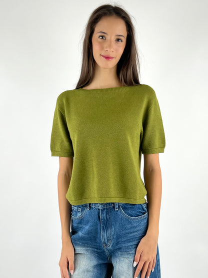 VICOLO - MAGLIA SCATOLETTA MANICA CORTA