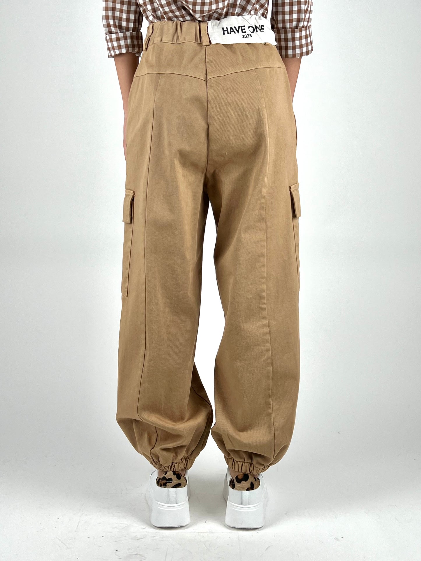 HAVEONE - PANTALONE CARGO TASCONI