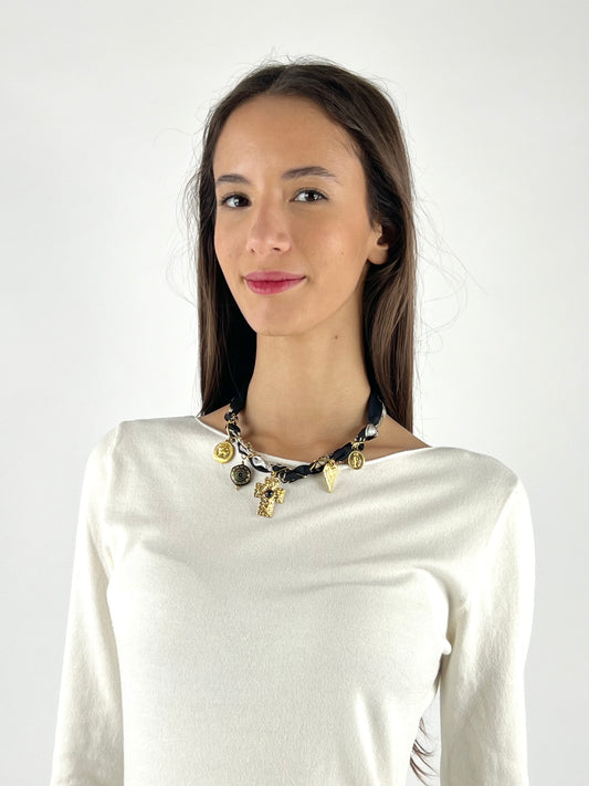 DEVA COUTURE PARIS - COLLANA FOULARD