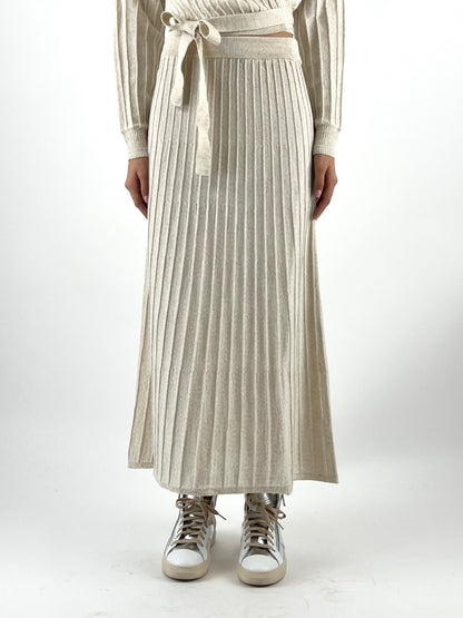 KONTATTO - GONNA IN MAGLIA PLISSÈ