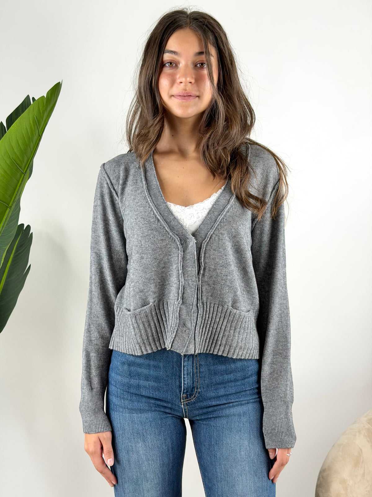 HAVEONE - CARDIGAN CORTO