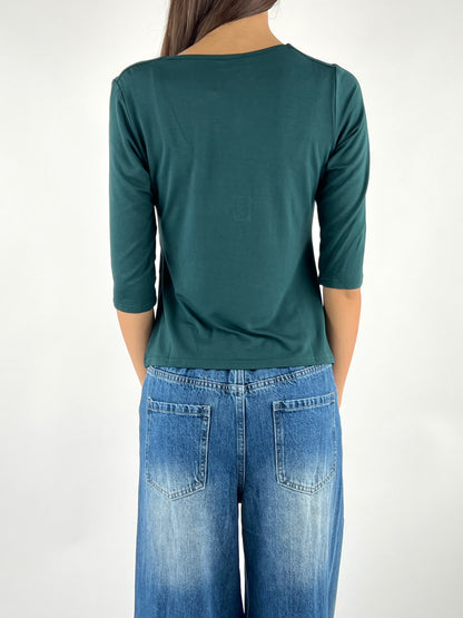 SUSY MIX - MAGLIA CON ACCESSORIO CENTRALE