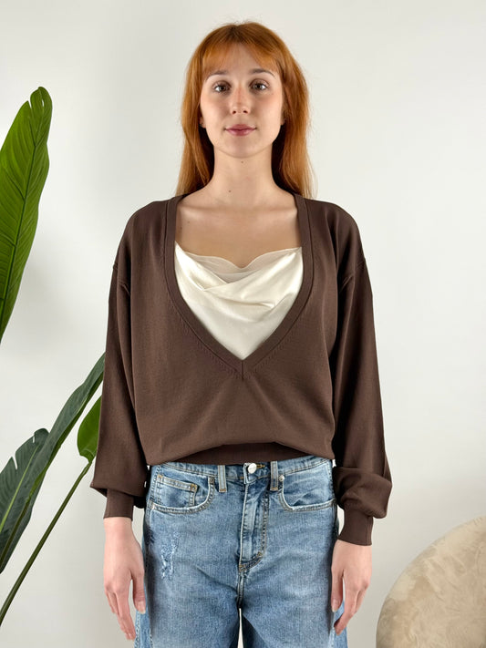 VICOLO - PULLOVER CROP