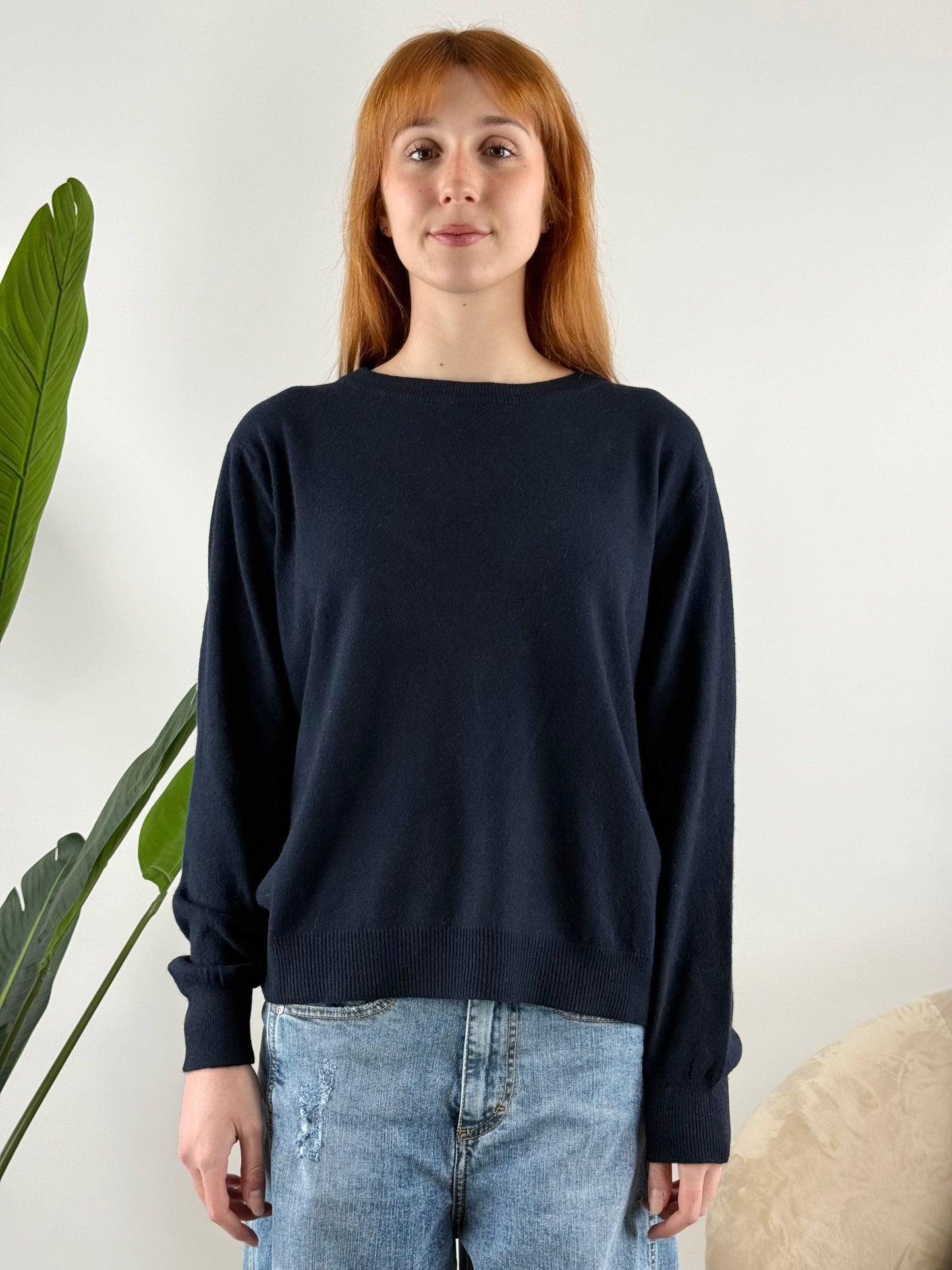DEVA - MAGLIA GIROCOLLO LIGHT CASHMERE
