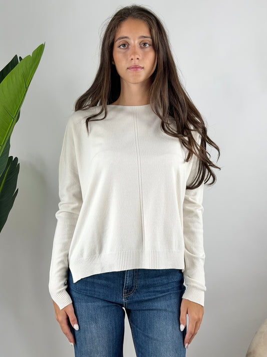 TENSIONE IN - MAGLIA GIROCOLLO SPACCHI