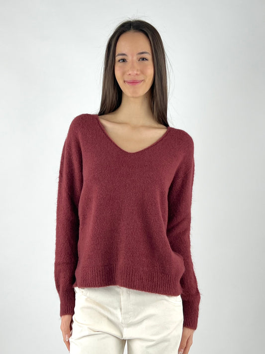 KONTATTO - MAGLIA SOFT YARN SCOLLO V