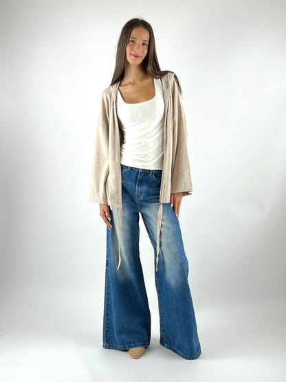 VICOLO - CARDIGAN CAPPUCCIO