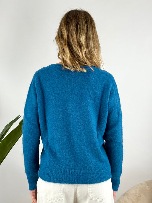 KONTATTO - MAGLIA SOFT YARN SCOLLO V