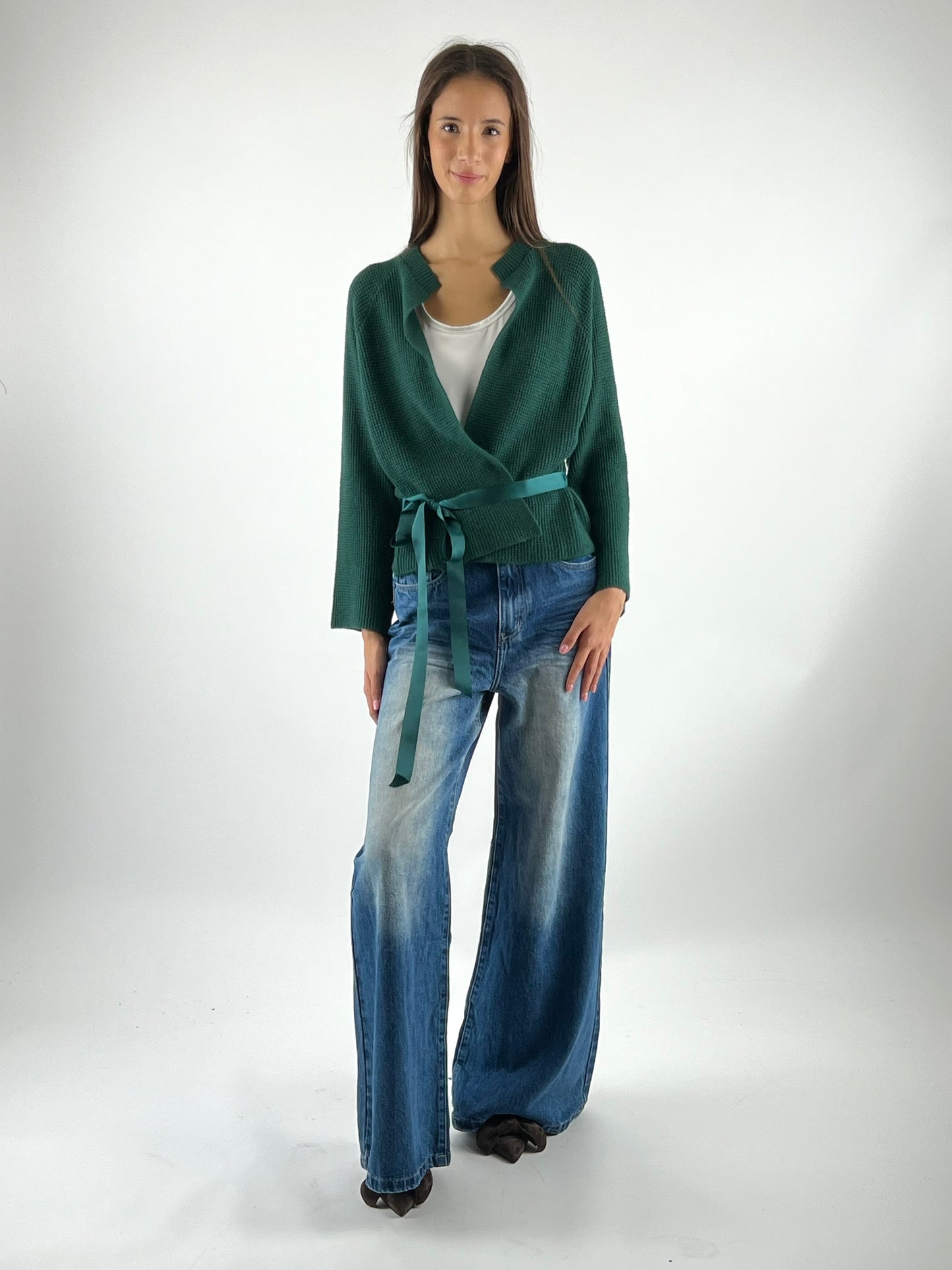 SUSY MIX - GIACCHINA IN MAGLIA CON CINTURA