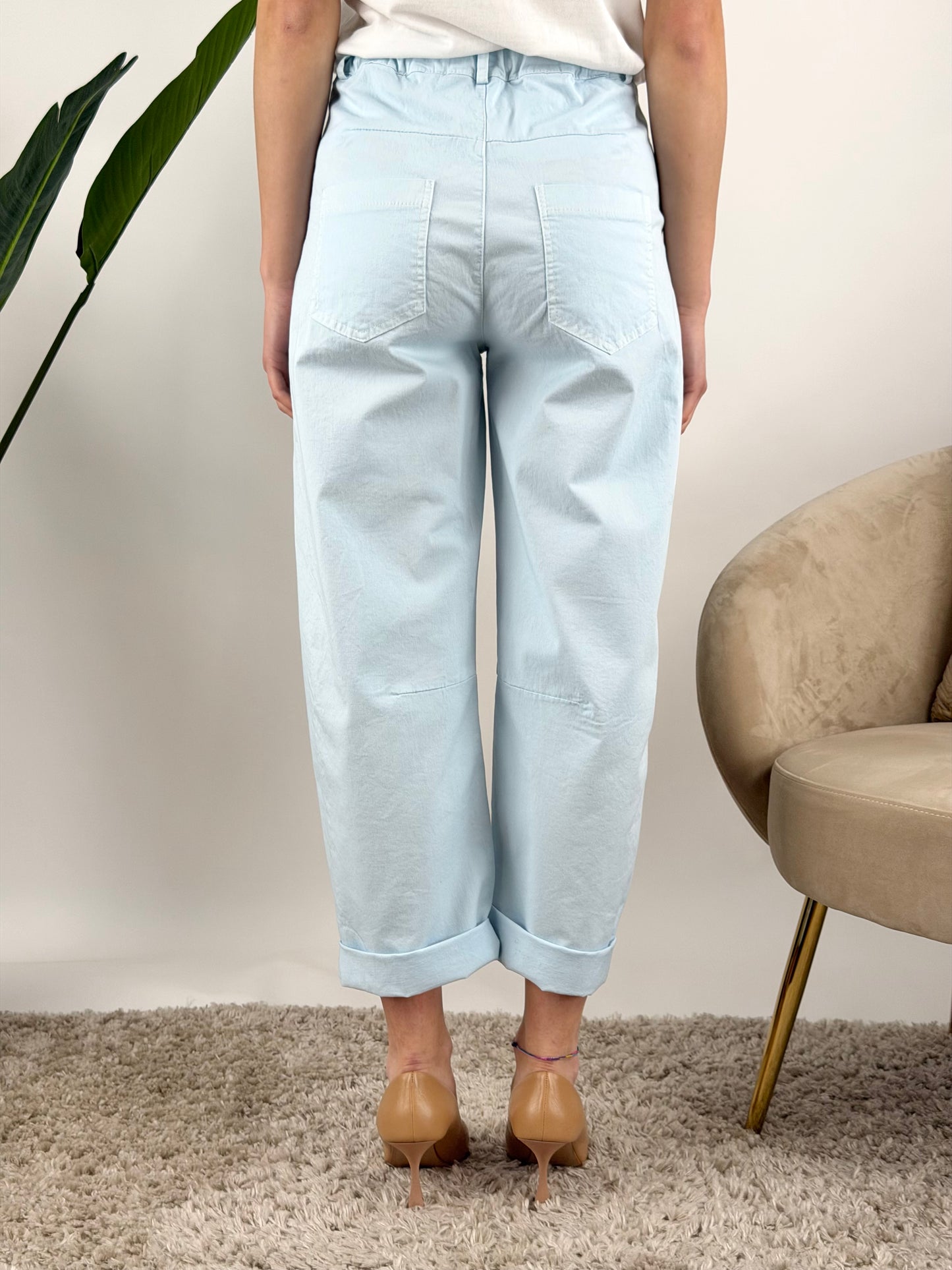 MOTEL - PANTALONE BARREL COTONE