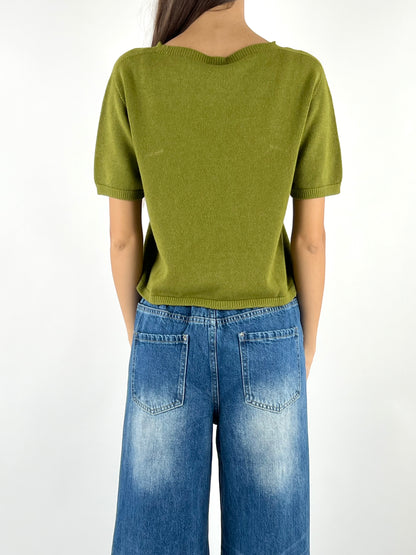 VICOLO - MAGLIA SCATOLETTA MANICA CORTA