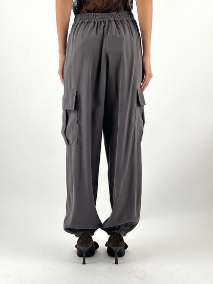 VICOLO - PANTALONE CARGO ELASTICO