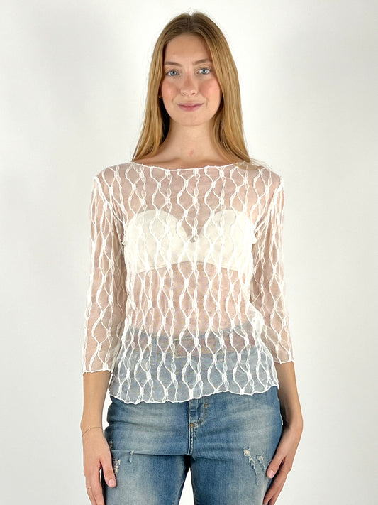 SUSY MIX - MAGLIA BARCA TULLE
