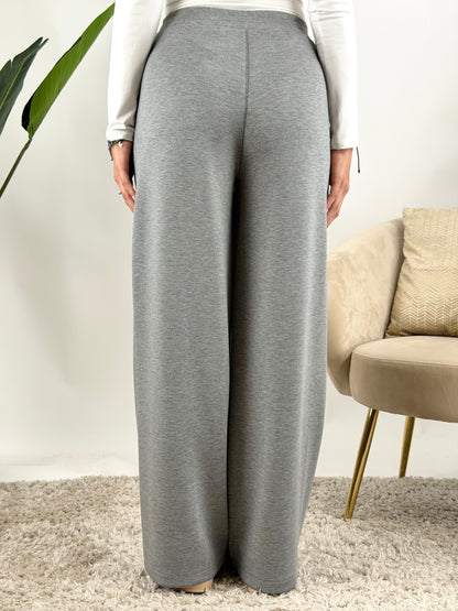 DEVA - PANTALONE FELPA PALAZZO