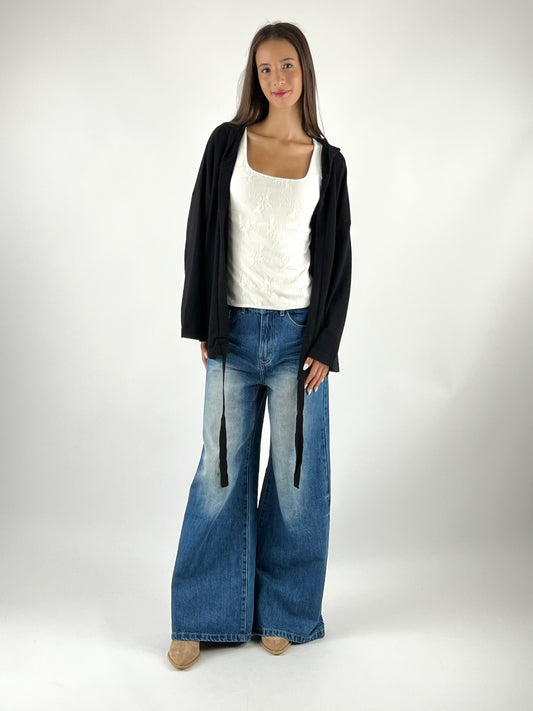 VICOLO - CARDIGAN CAPPUCCIO