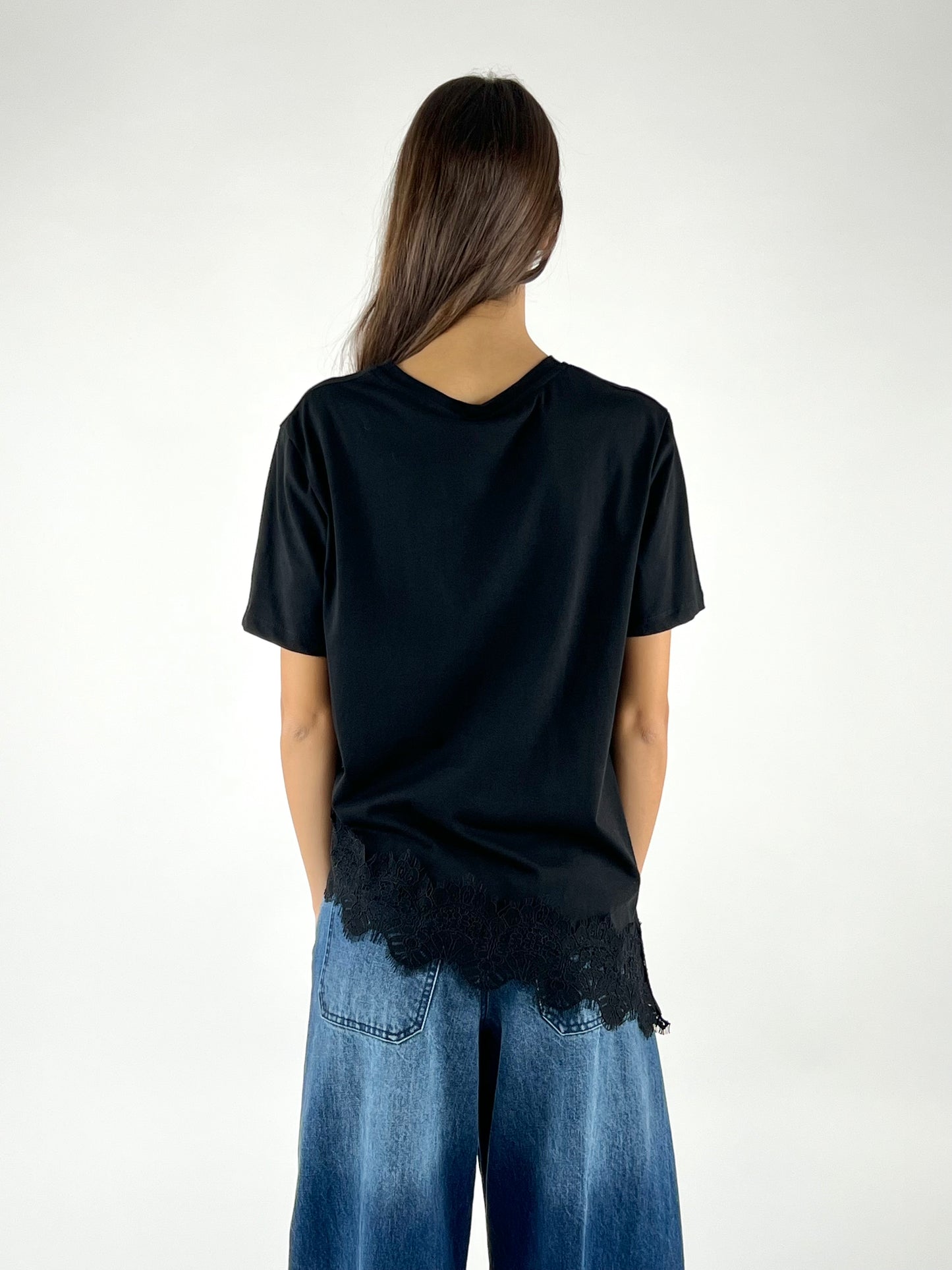 TENSIONE IN - T-SHIRT BORDO PIZZO