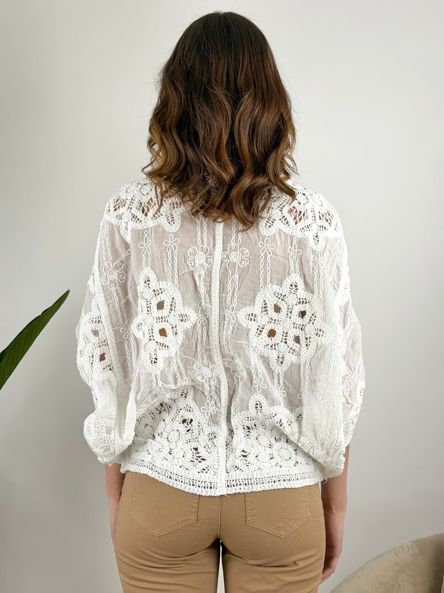 DEVA COUTURE PARIS - PONCHO CROCHET