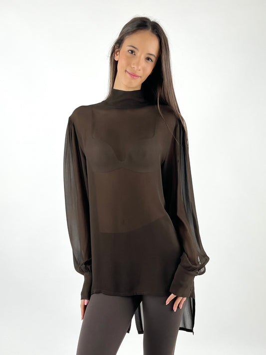 SUSY MIX - MAXI BLUSA BOTTONI