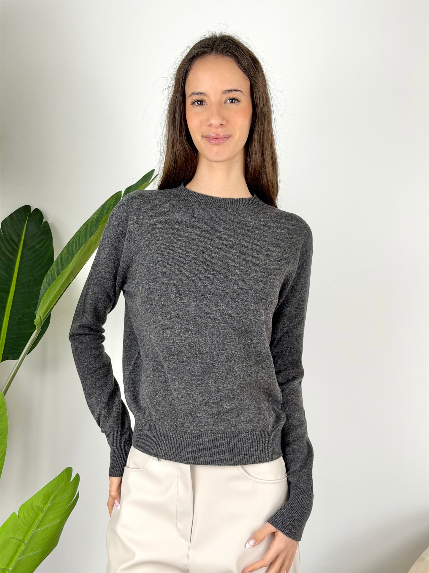 TENSIONE IN - MAGLIA LANA GIROCOLLO