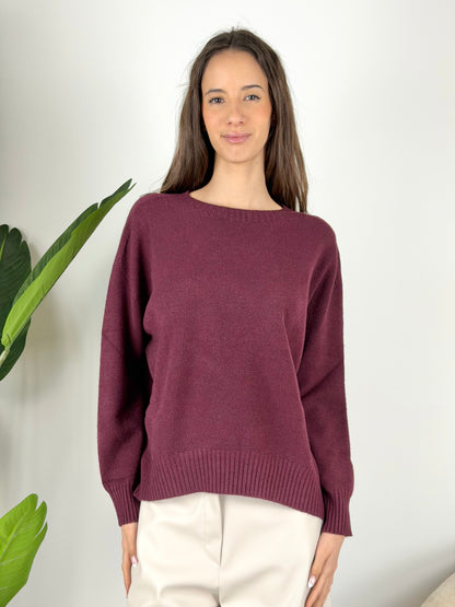 SUSY MIX - MAGLIA GIROCOLLO STONDATA