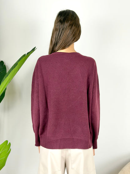 SUSY MIX - MAGLIA GIROCOLLO STONDATA