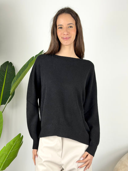 SUSY MIX - MAGLIA GIROCOLLO STONDATA