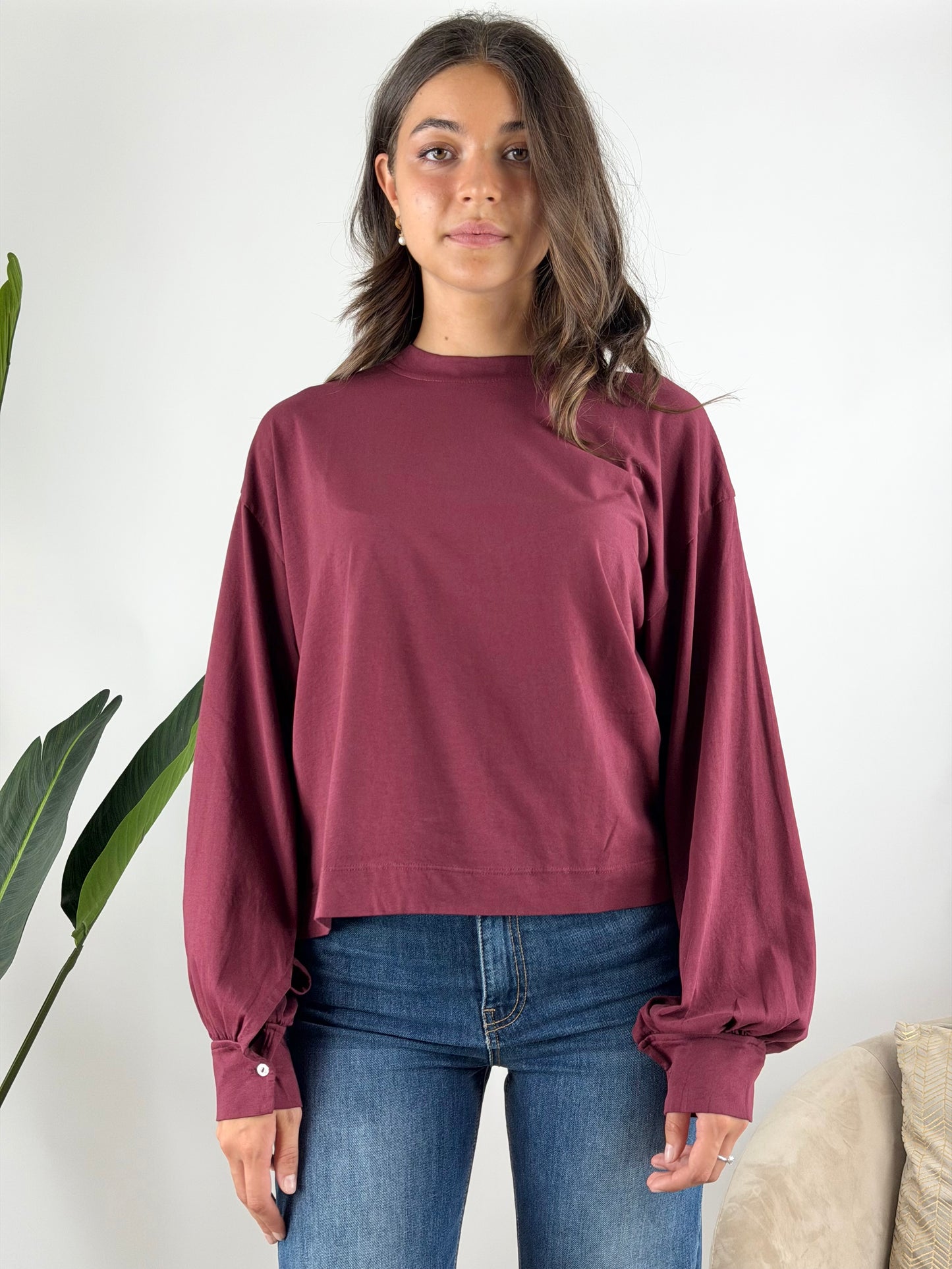 HAVEONE - MAGLIA MANICA PALLONCINO