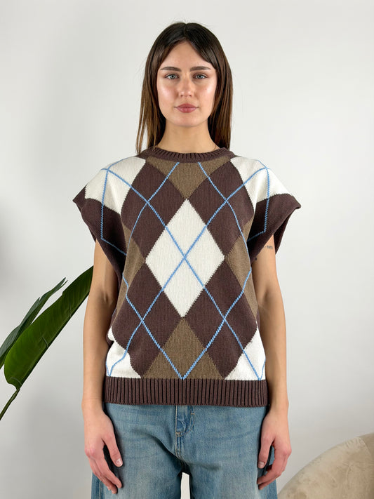 TENSIONE IN - GILET ROMBI