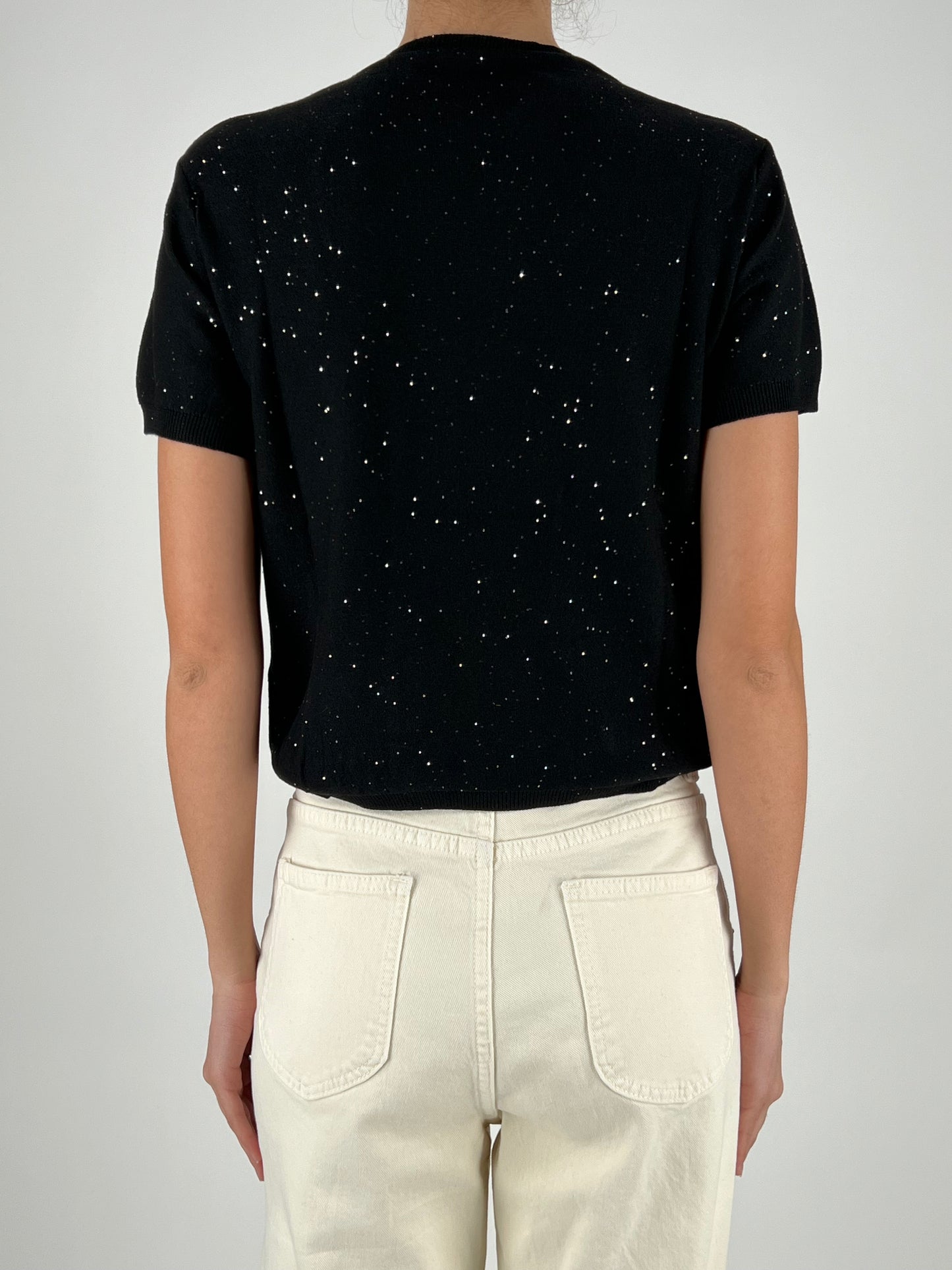 HAVEONE - MAGLIA MICRO PAILLETTES