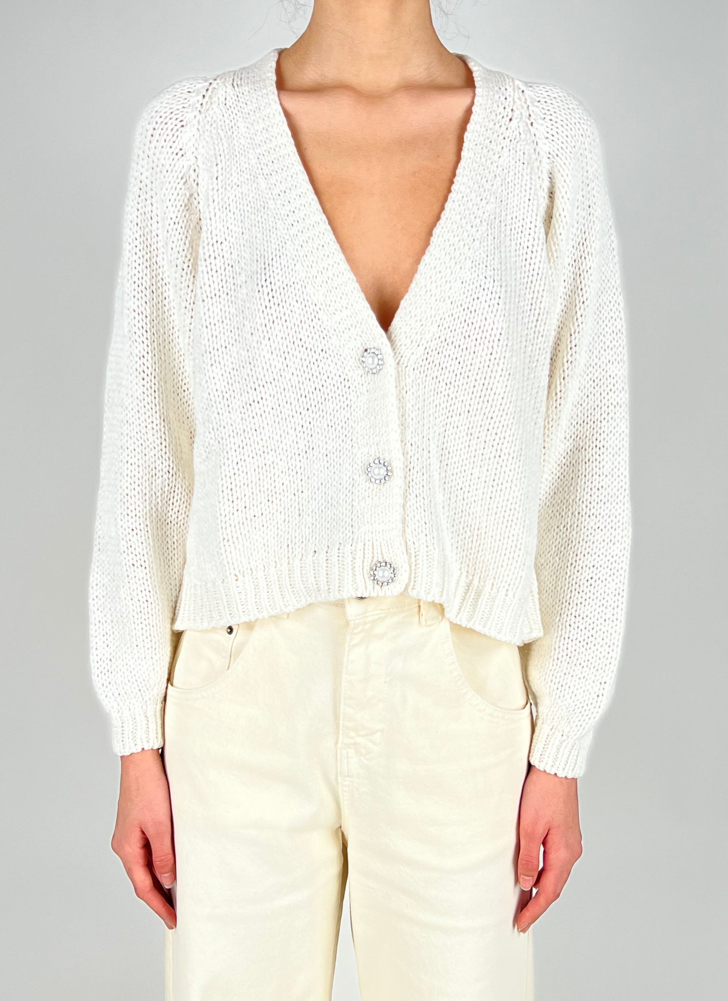 HAVEONE - CARDIGAN PERLE