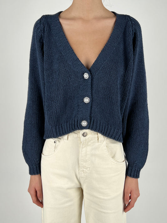 HAVEONE - CARDIGAN PERLE