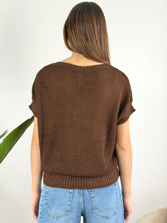 TENSIONE IN - MAGLIA SMANICATA