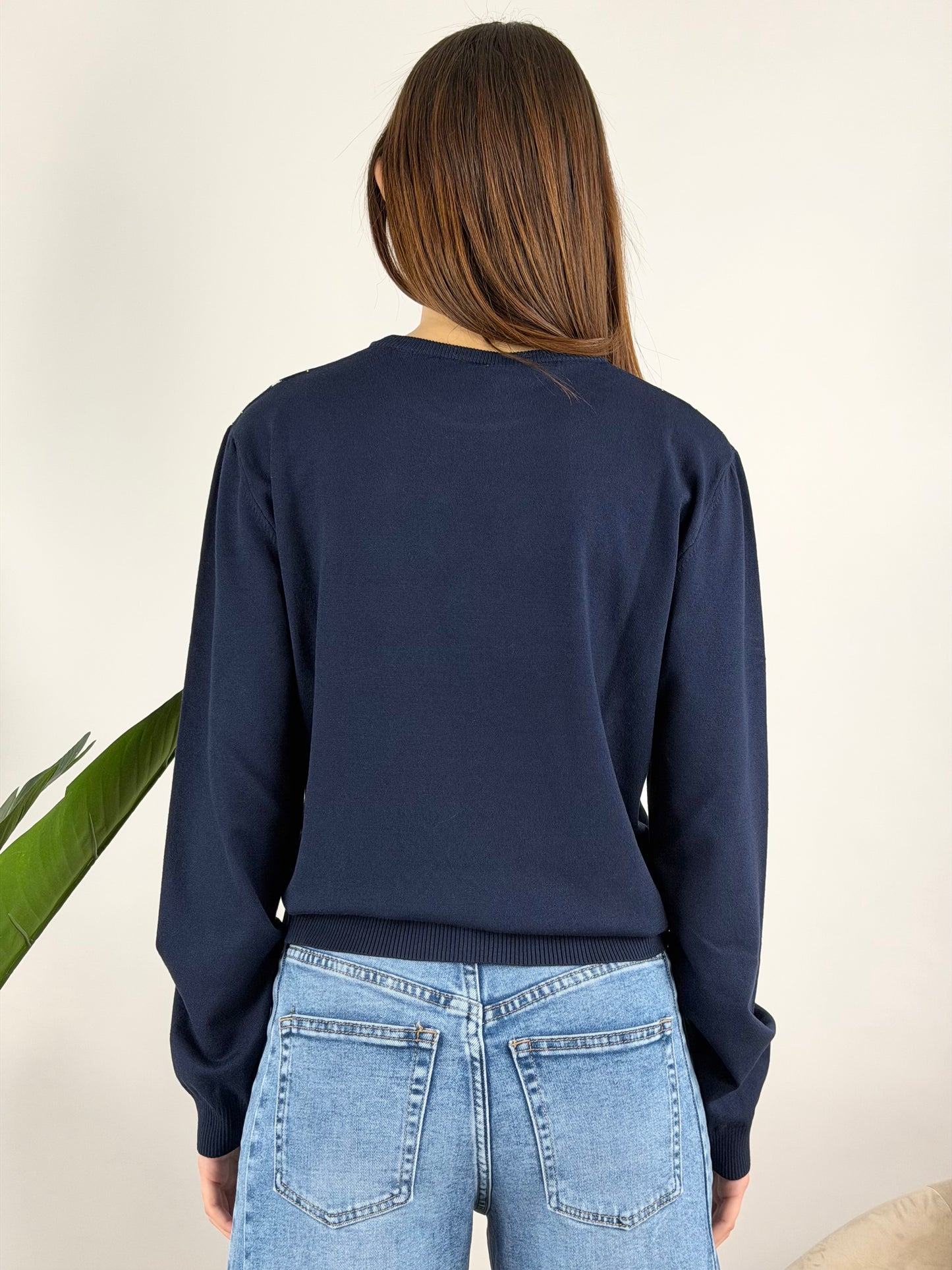 TENSIONE IN - MAGLIA GIROCOLLO ROMBI