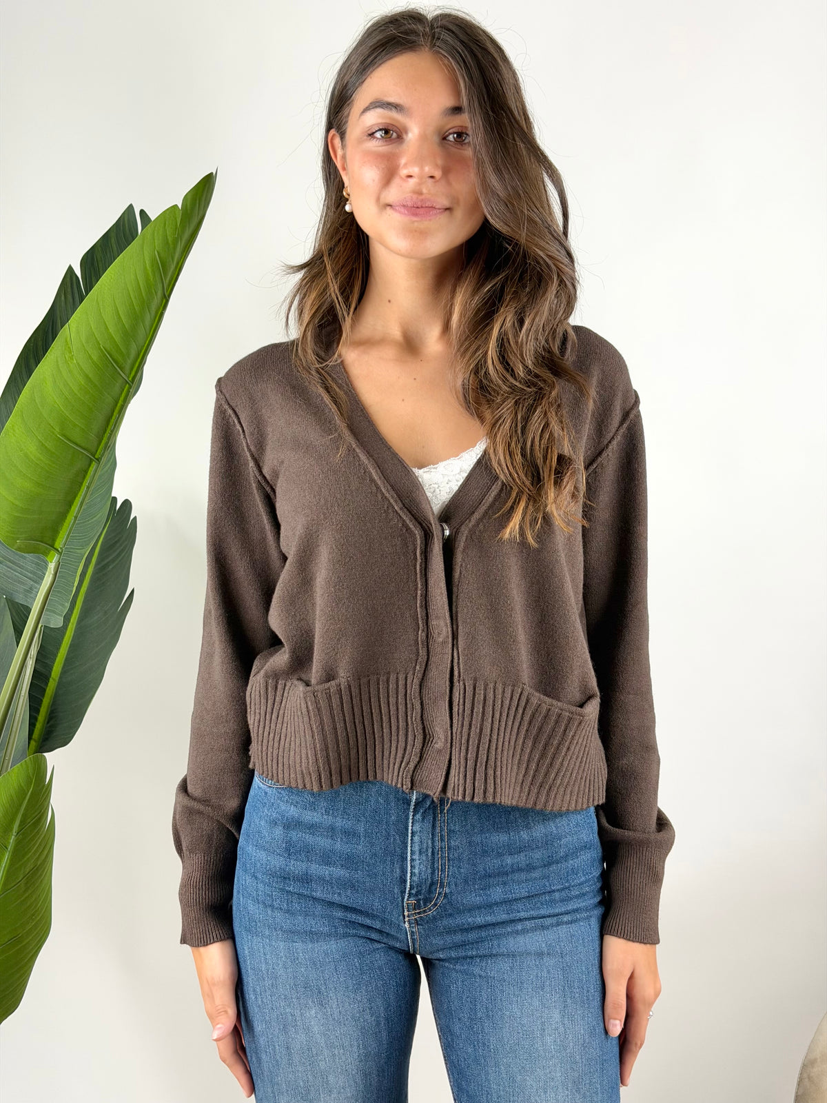HAVEONE - CARDIGAN CORTO