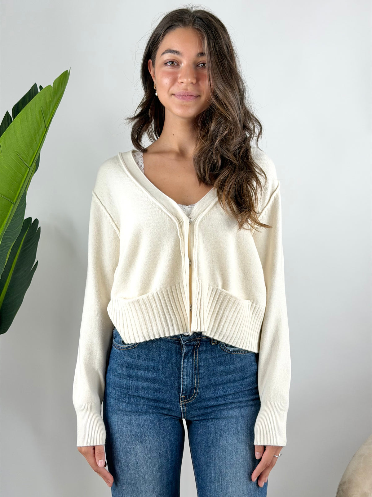 HAVEONE - CARDIGAN CORTO