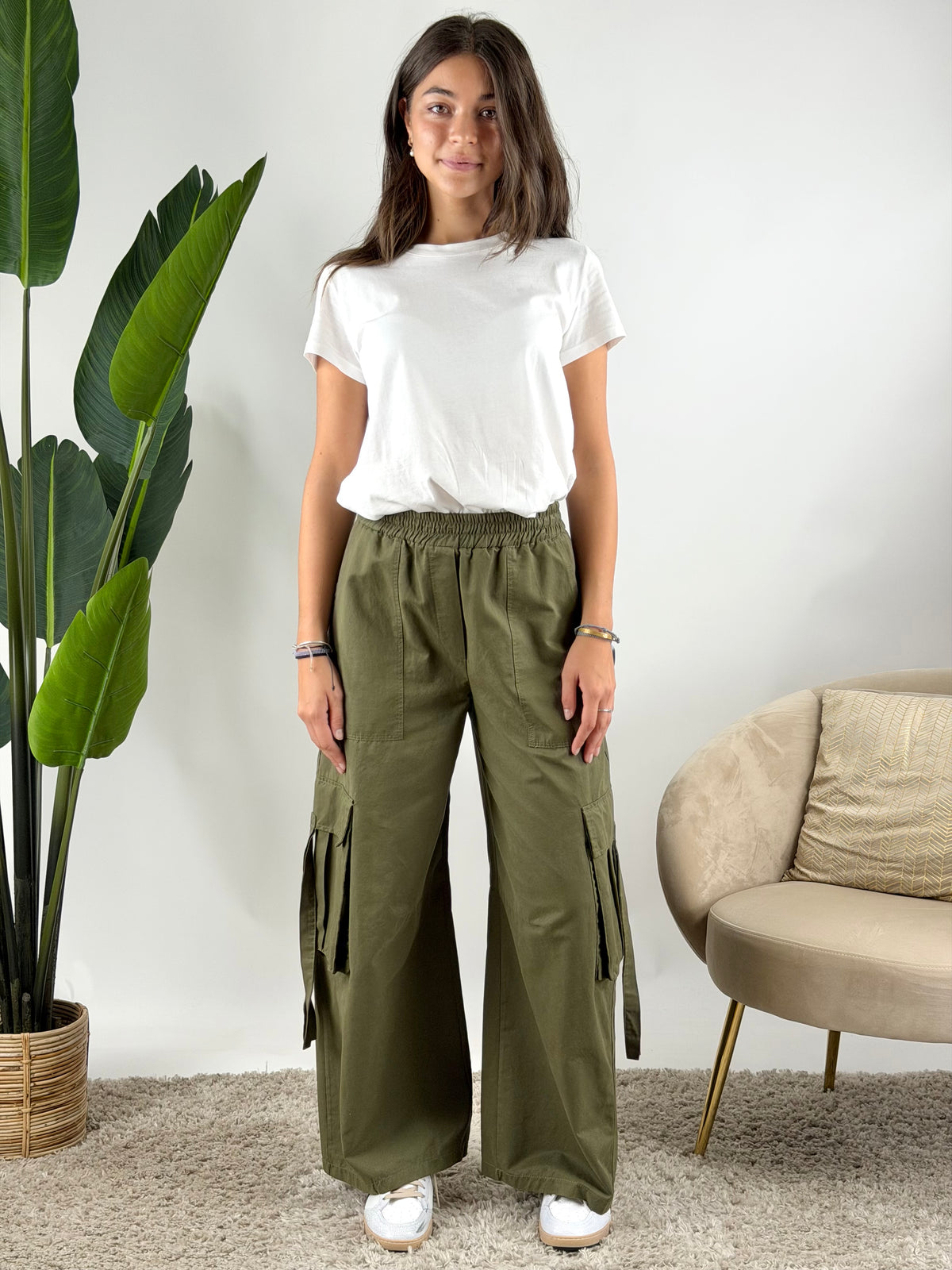 TENSIONE IN - PANTALONE PALAZZO CARGO
