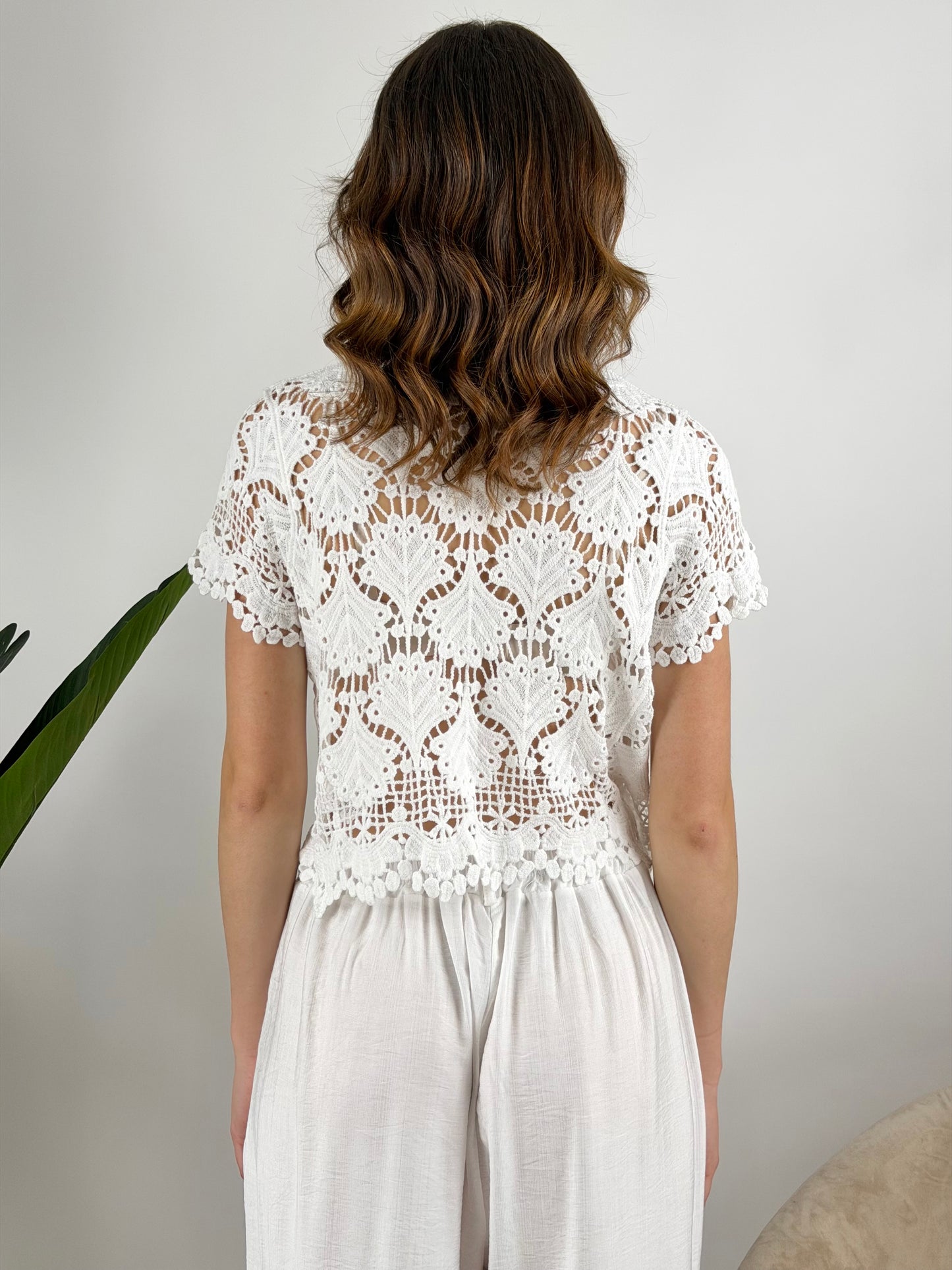 DEVA - CARDIGAN CORTO CROCHET