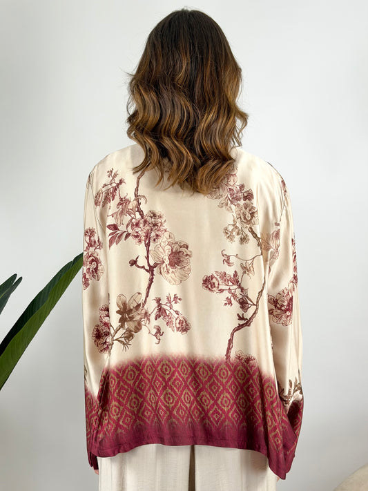 DEVA - KIMONO STAMPA FLOREALE
