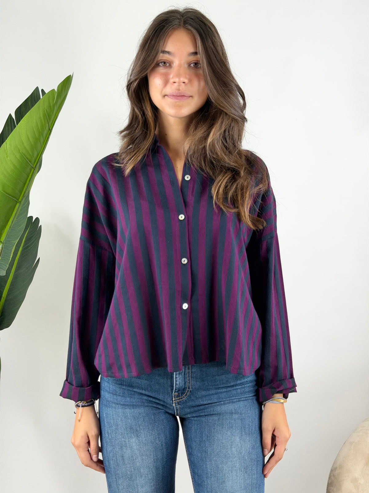 HAVEONE - CAMICIA RIGHE