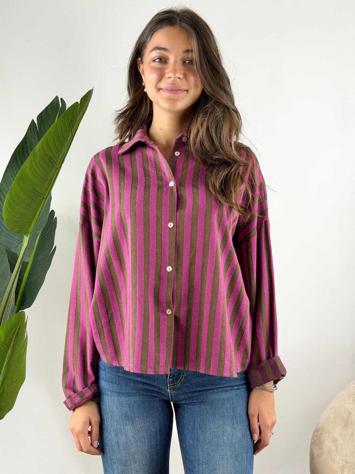 HAVEONE - CAMICIA RIGHE