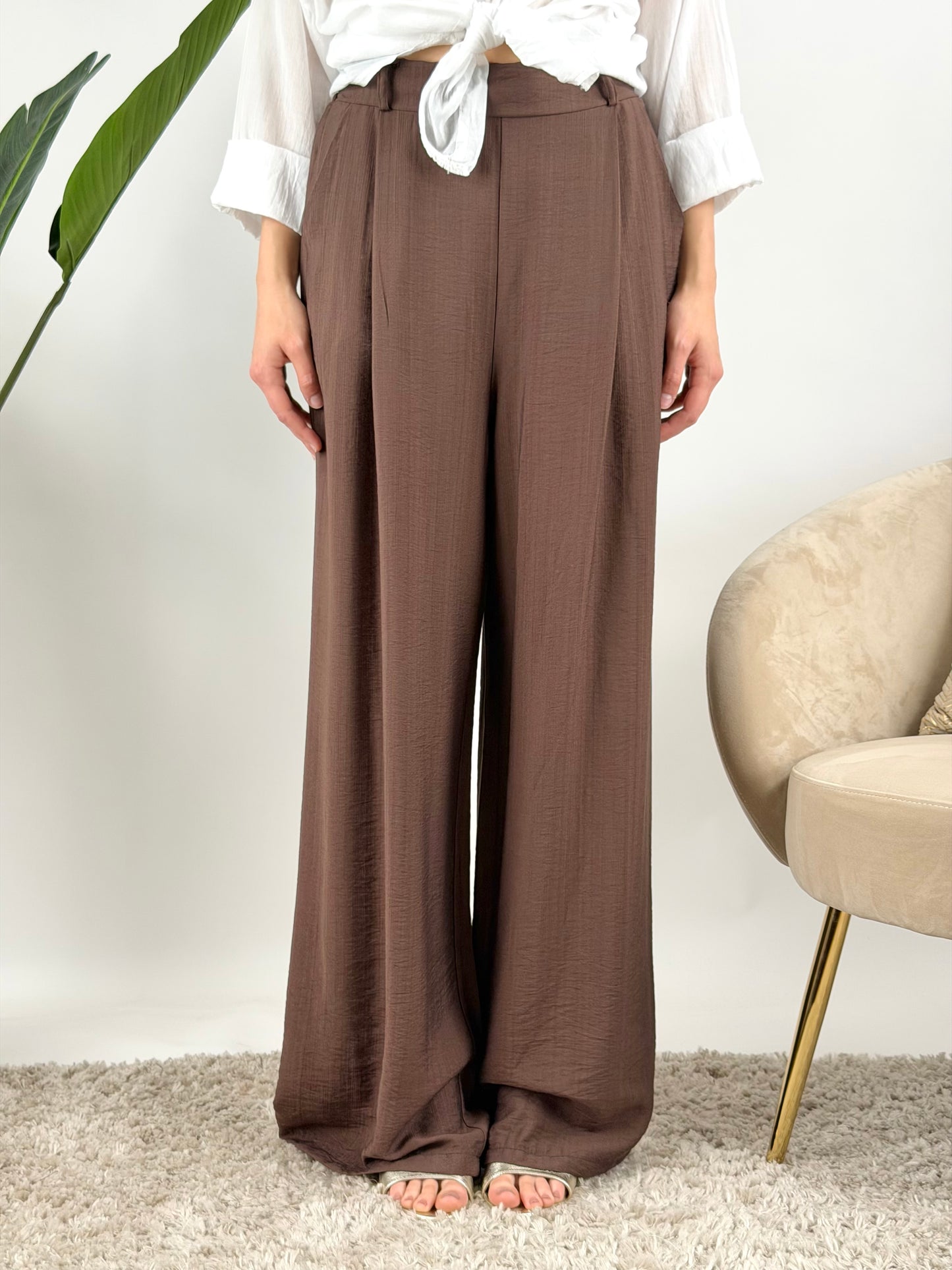 DEVA - PANTALONE PALAZZO LIGHT
