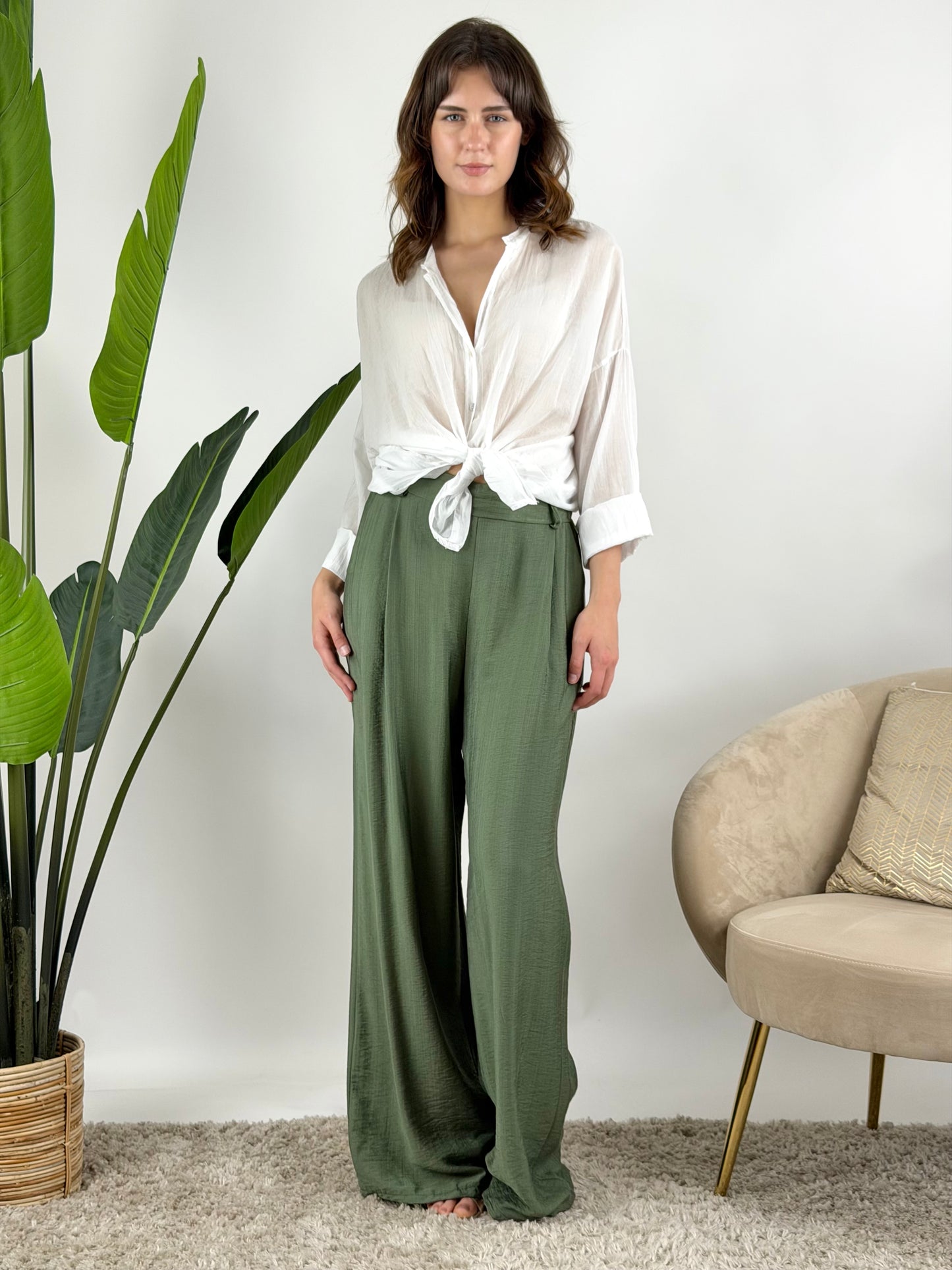 DEVA - PANTALONE PALAZZO LIGHT